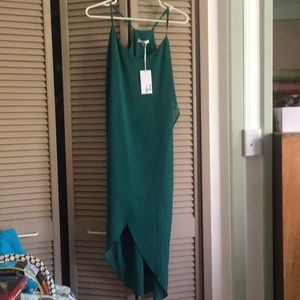 NWT Green Midi dress